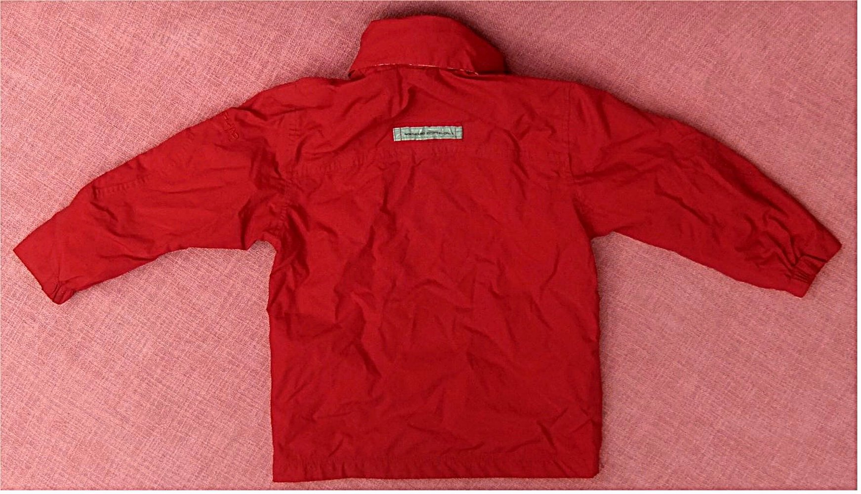 NORTHLAND Professional Jungen Jacke / Outdoor Jacke mit Kaputze ~ Größe 116 - rot