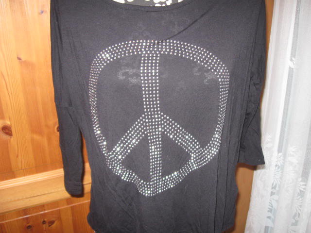 *** Shirt ~ Peace Zeichen ~ Steine ***