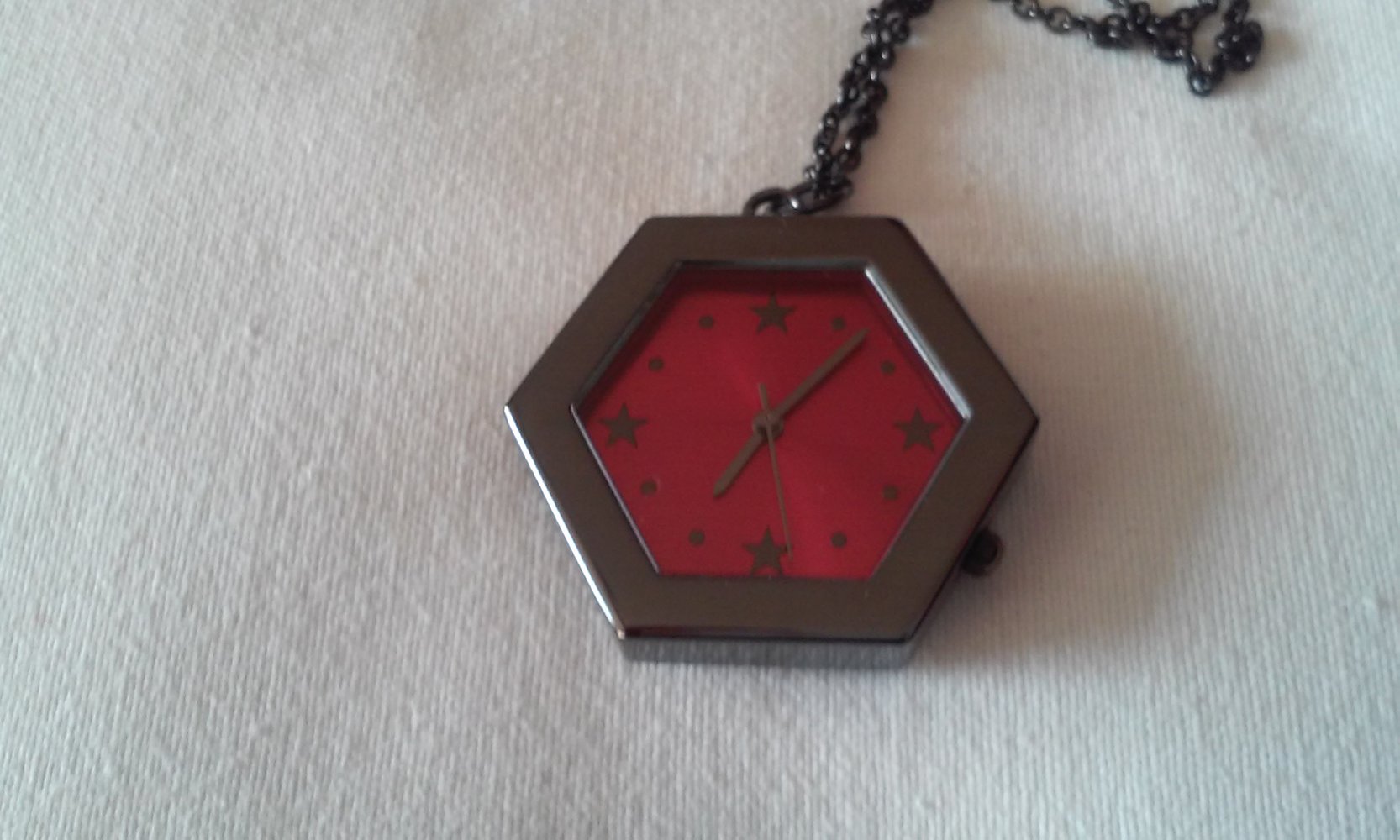 Kettenuhr Uhr Umhängeuhr ungetragen (Batterie voll)