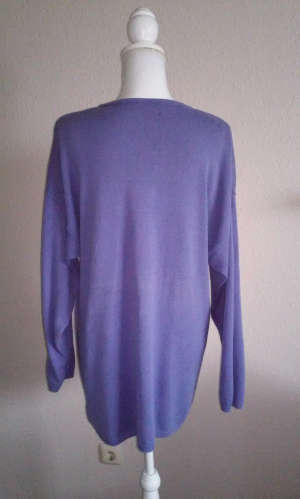 Sweatshirt Langarm Shirt Knopfleiste Oberteil Pulloverkleid Gr.40/42