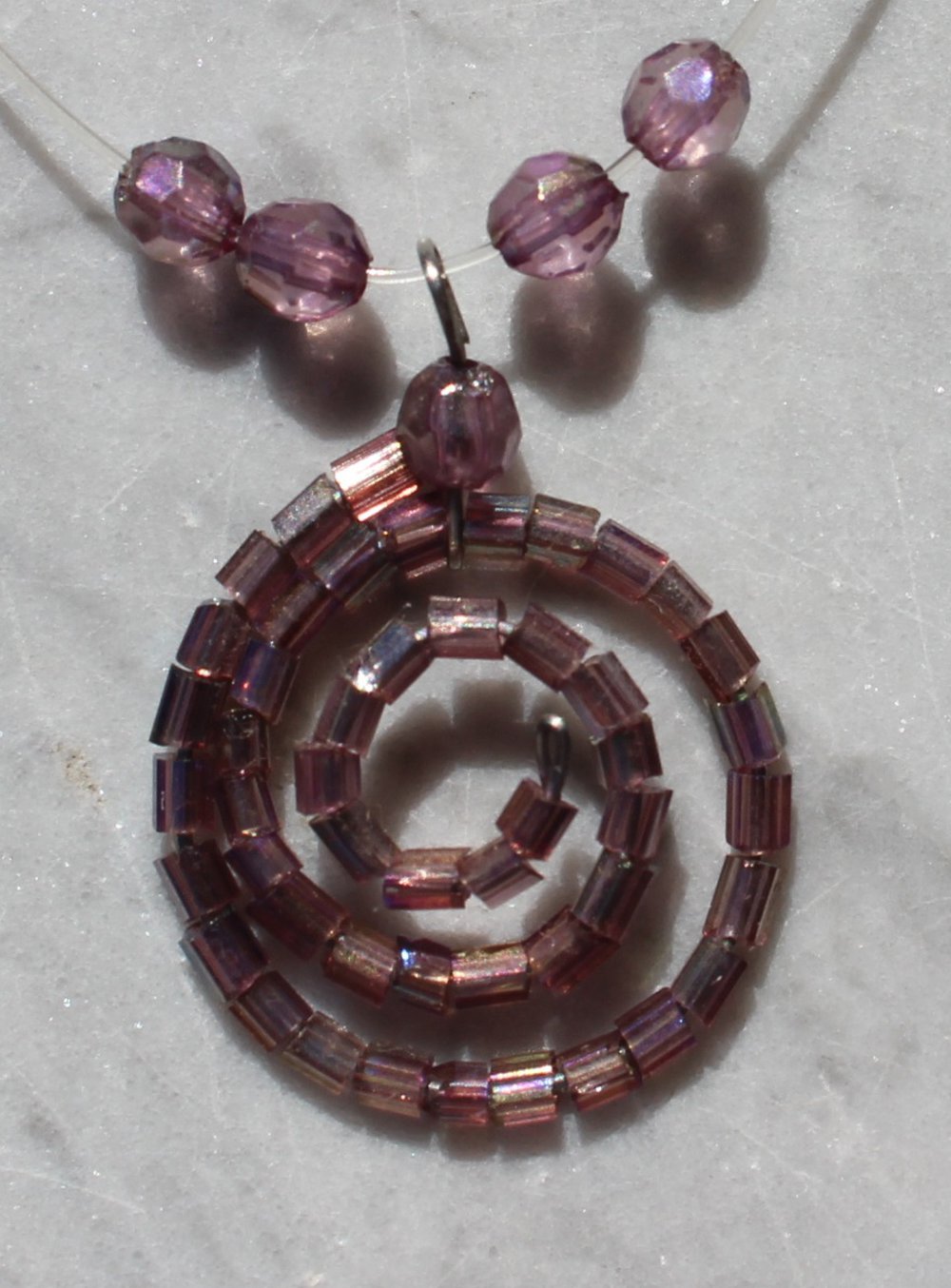 Perlchen Spirale Halskette
