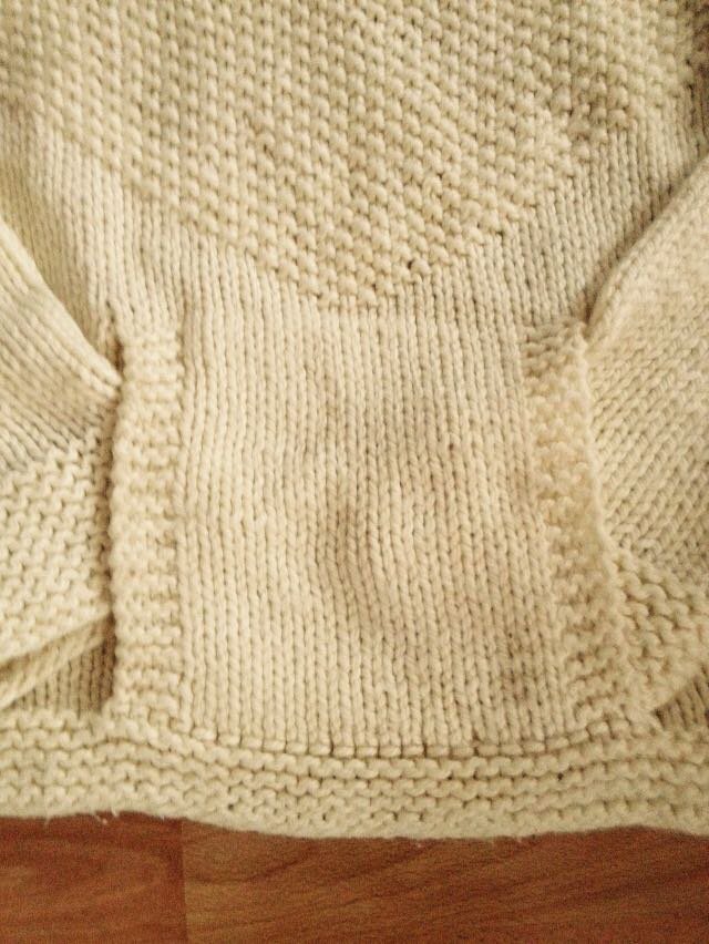 Schicker Weißer Strickpullover Pulli 