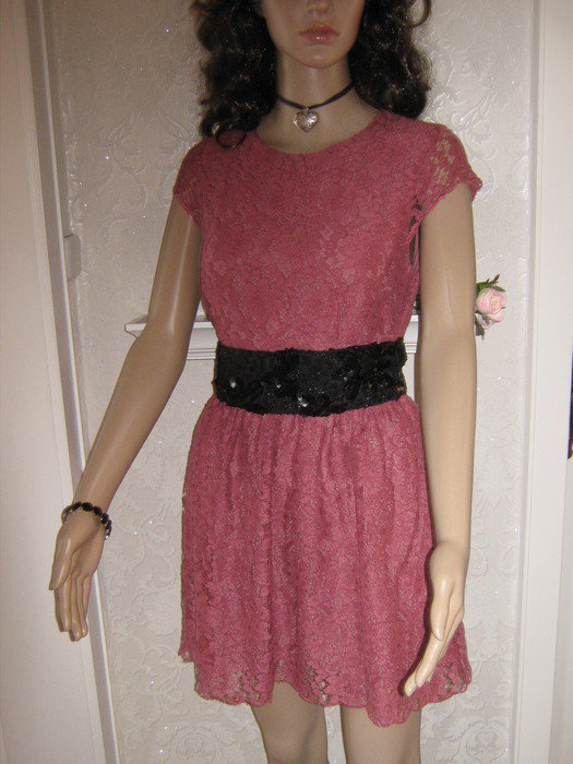 NEU * Edel * Anlass * Party * Disco * Cocktail * Abend * Ausgeh * Lace- Spitzen * Mini- Kleid 