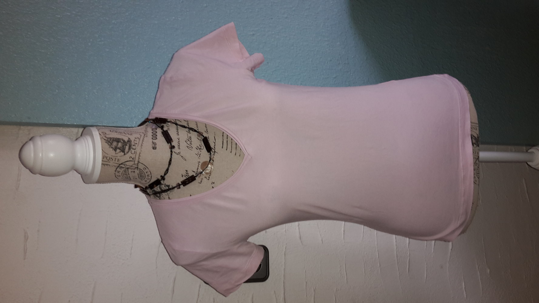 Gr.40/M S.Oliver Tshirt rosa V-ausschnitt chic business Sommer  
