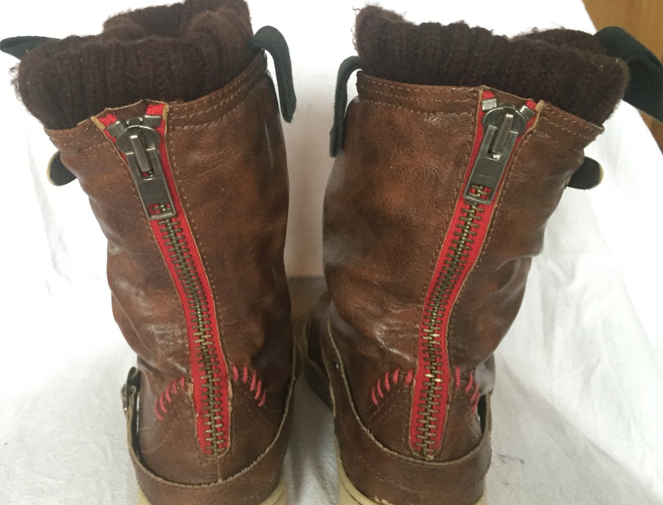 Braune Stiefeletten Boxer