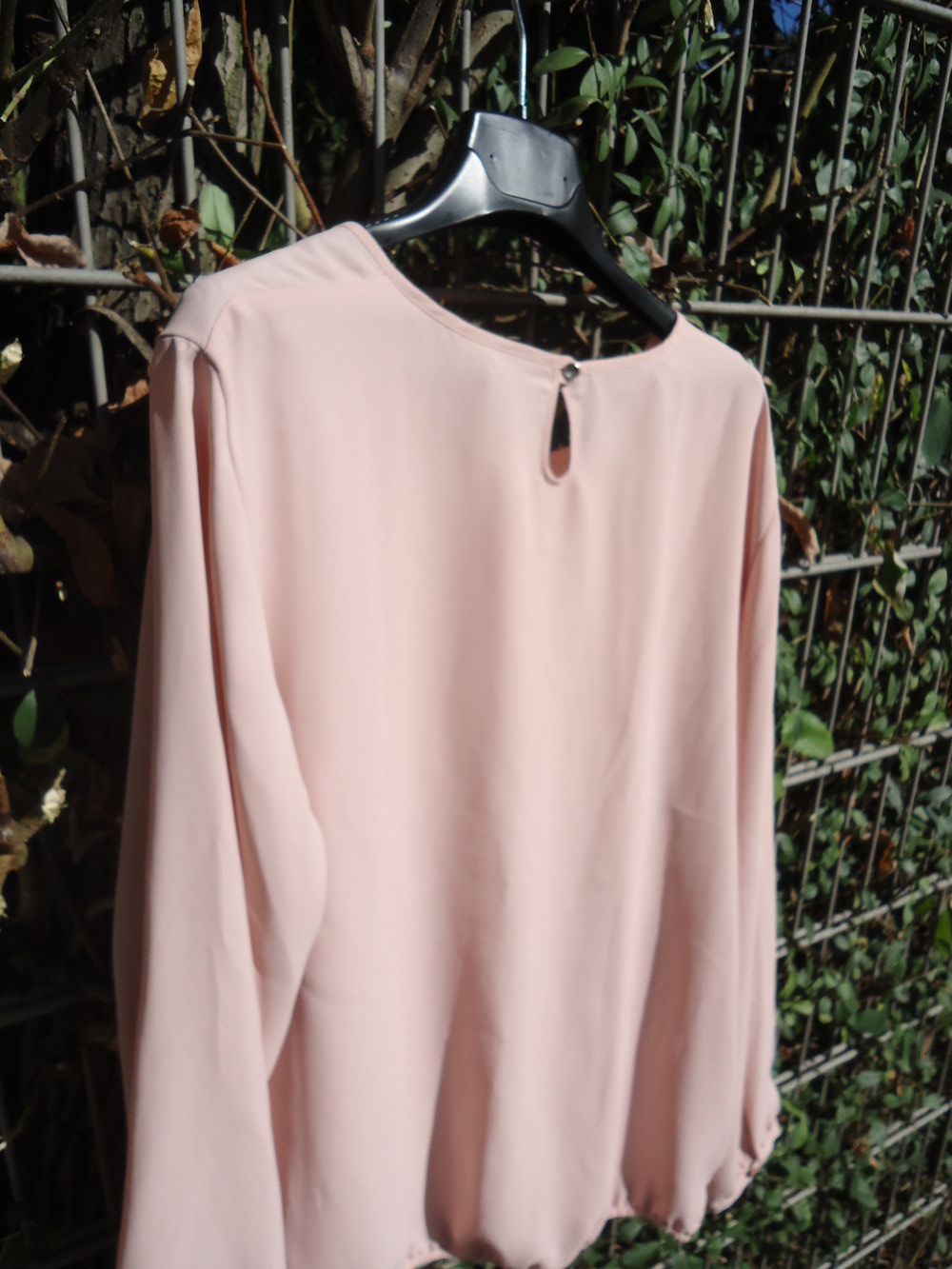  Fein fließende Bluse  in einem zarten rosa