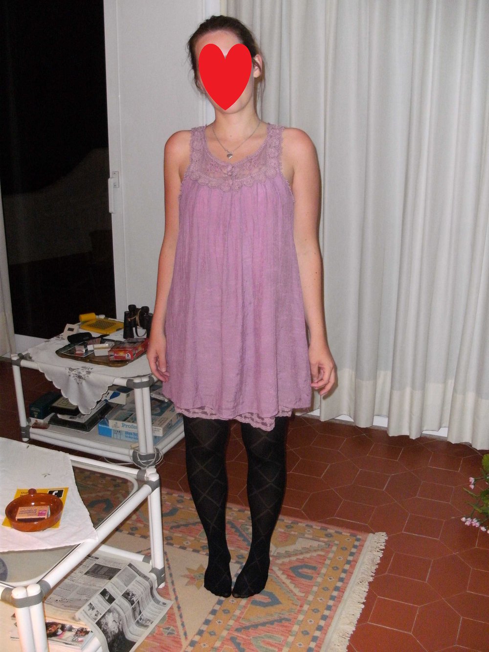 rosa Sommerkleid