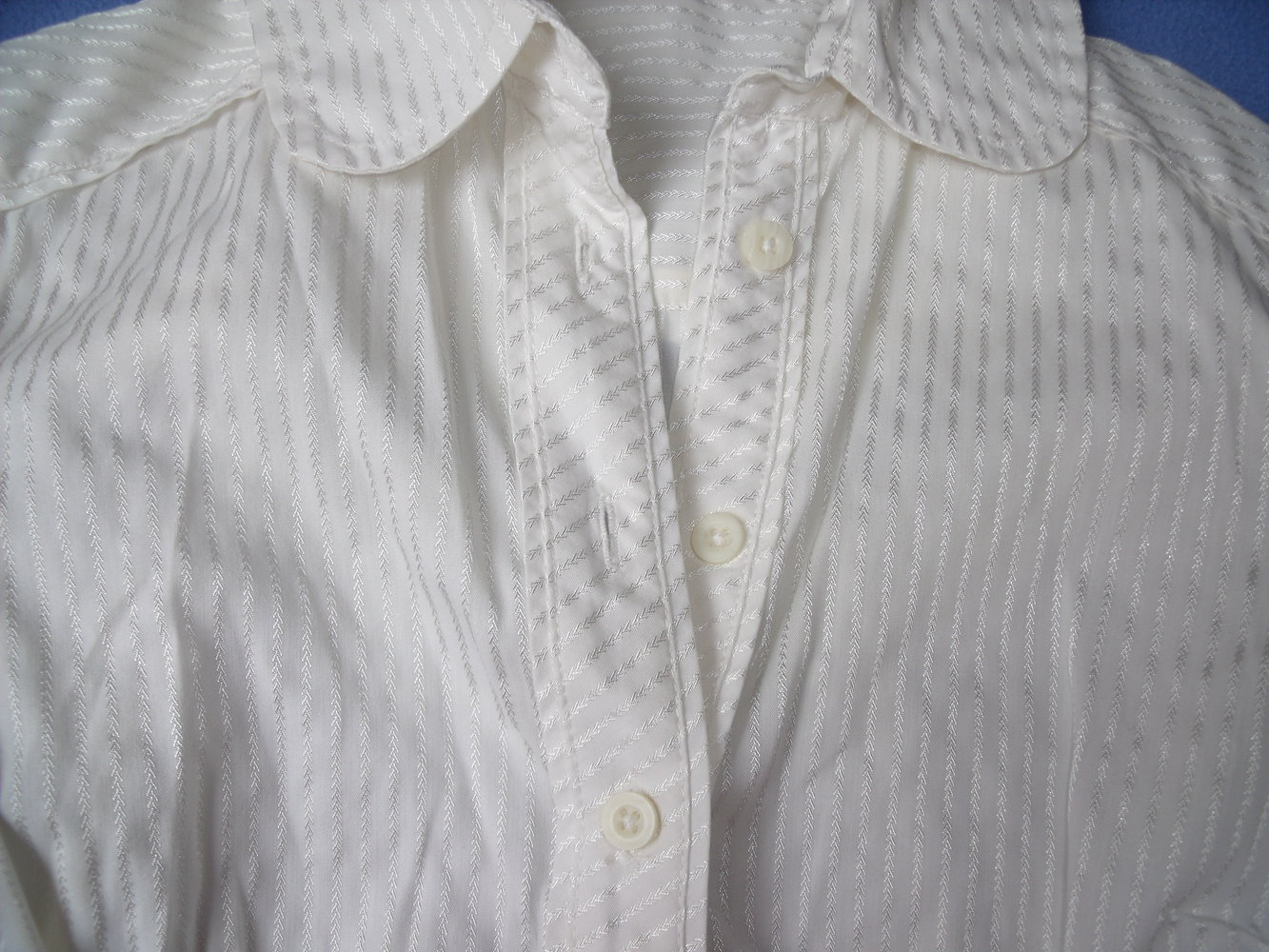 weiße Bluse mit Struktur Vero Moda