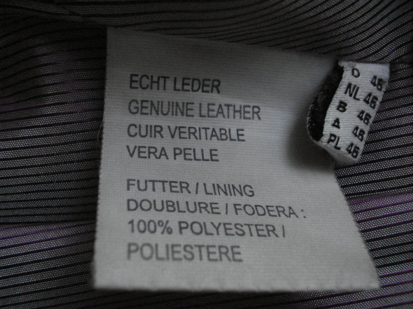 echte Julia S. Roma Lederjacke