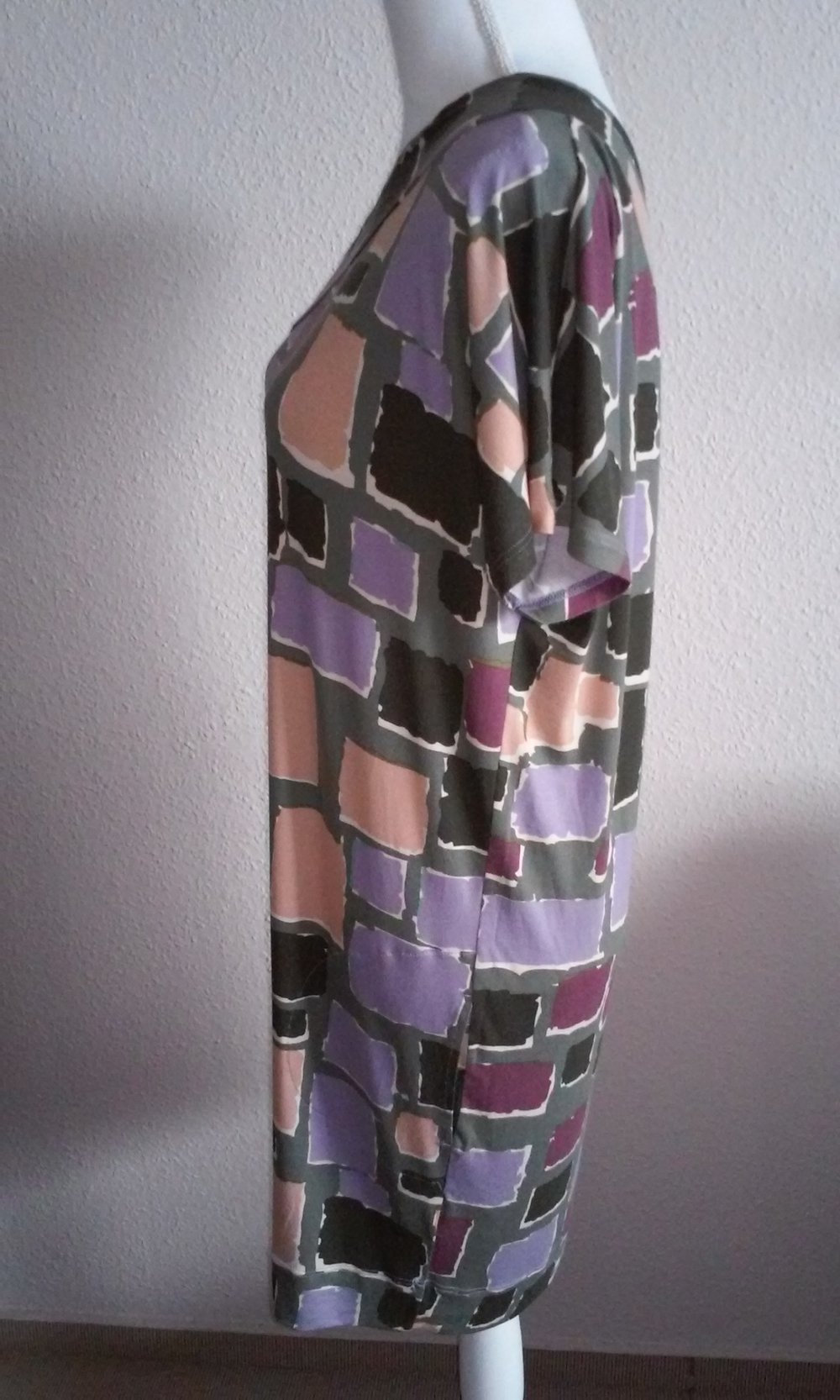 Stile Benetton Kleid Sommerkleid Partykleid Tunika asymmetrisch/schulterfrei