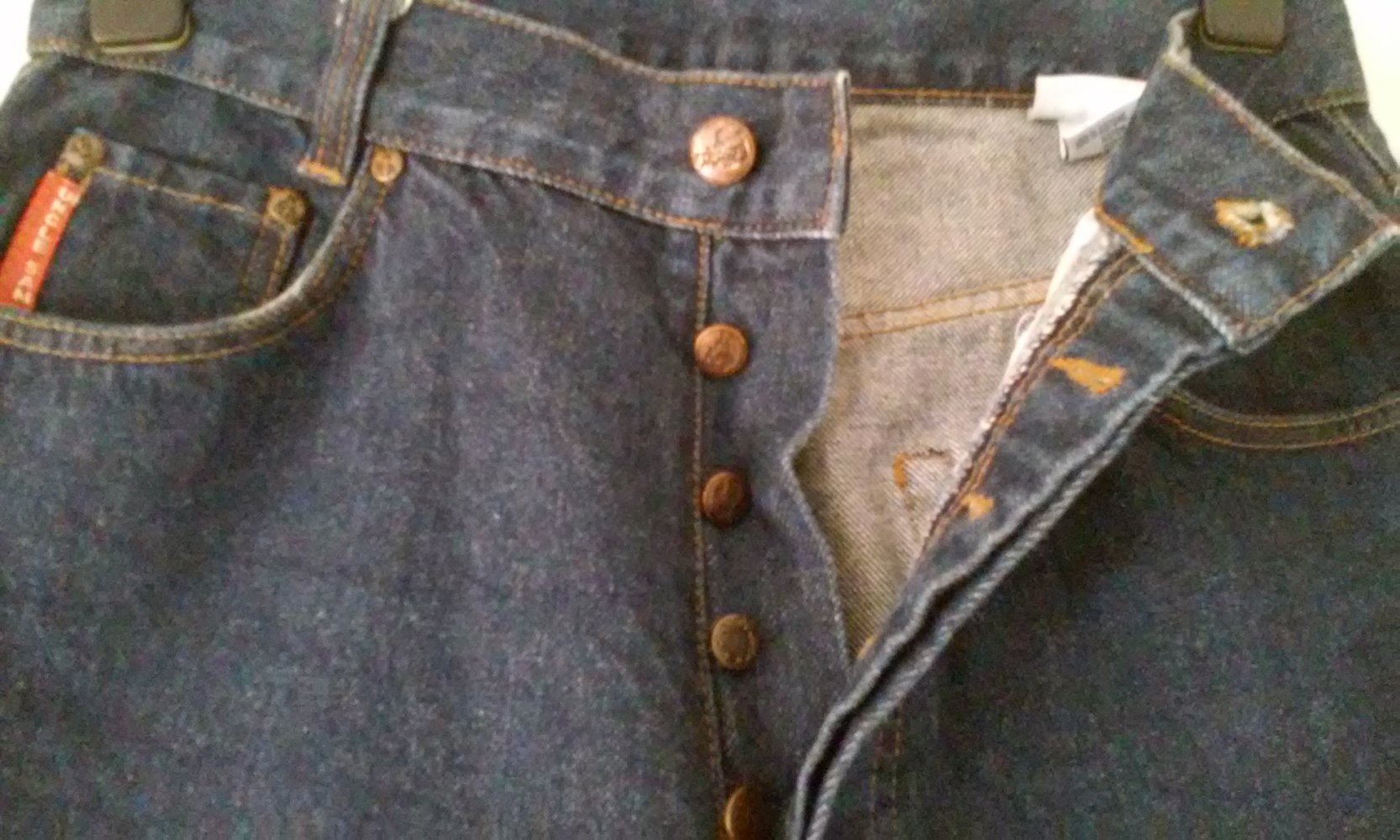Jeans Gr. 31 uncle sam american sportswear Hose Knopfleistenverschluß 