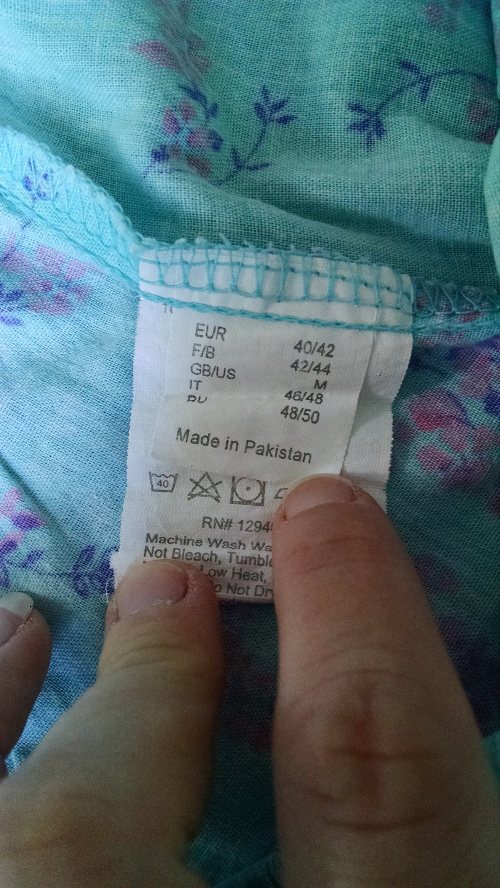 Sommerlicher Capripyjama Gr. M