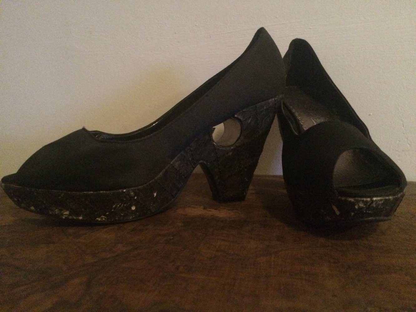 Wedge mit Loch used look