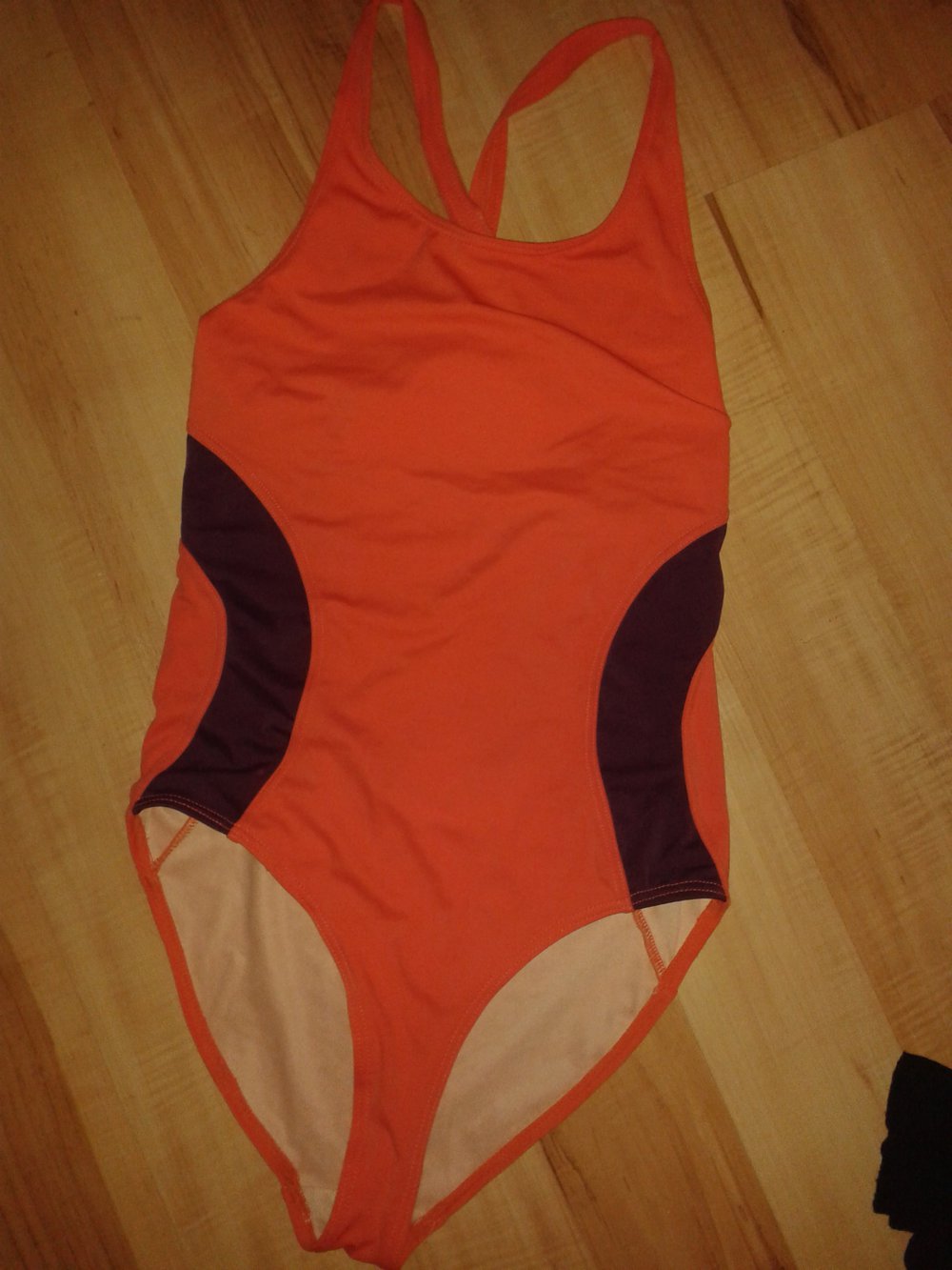 Badeanzug neu orange lila braun rot weinrot