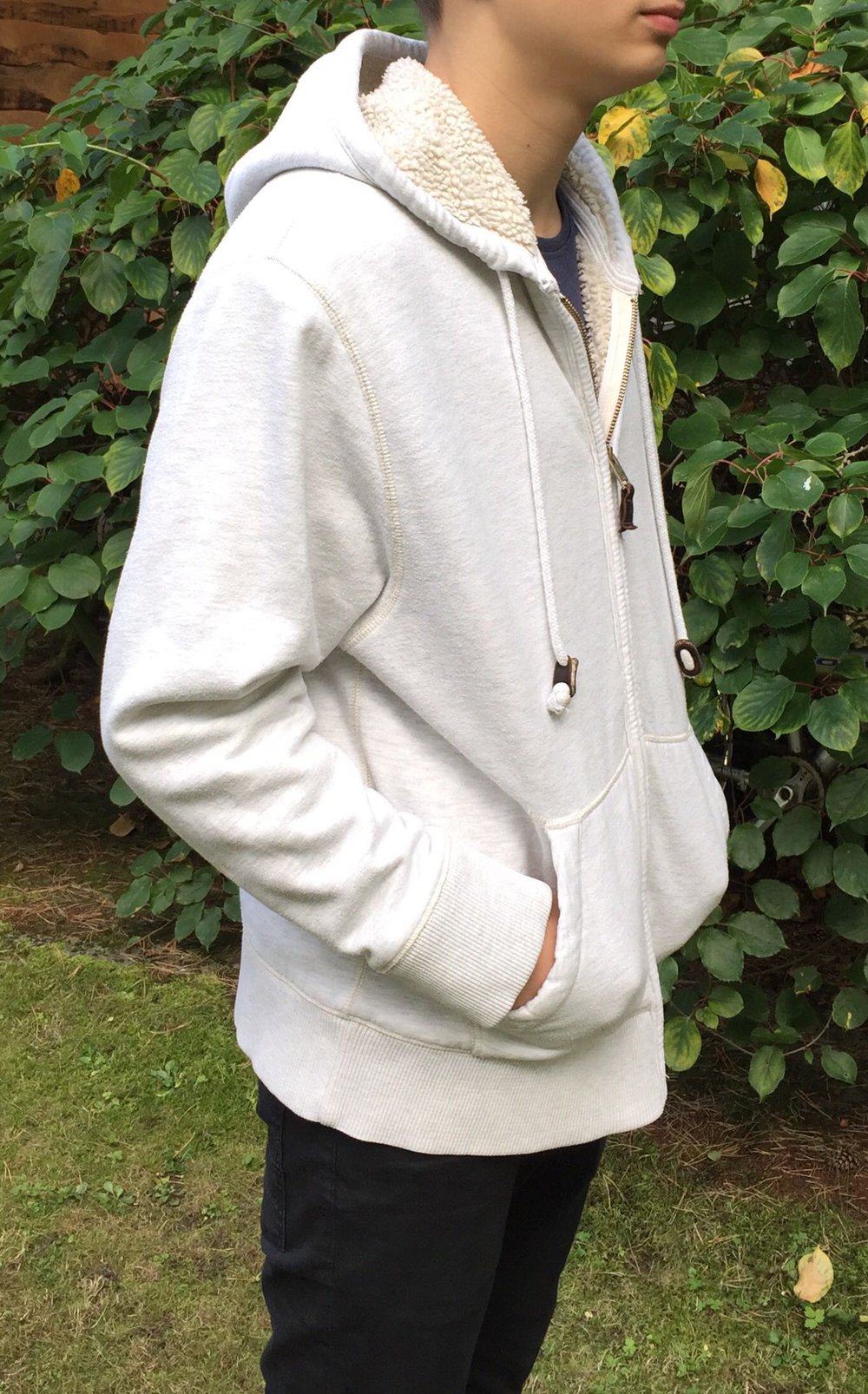 OLD NAVY (GAP) dicke SWEATJACKE Hoodie TEDDYFELL Gr. L
