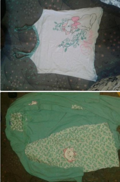 Schlafanzug jacke, top und schlafhose leopardenmuster