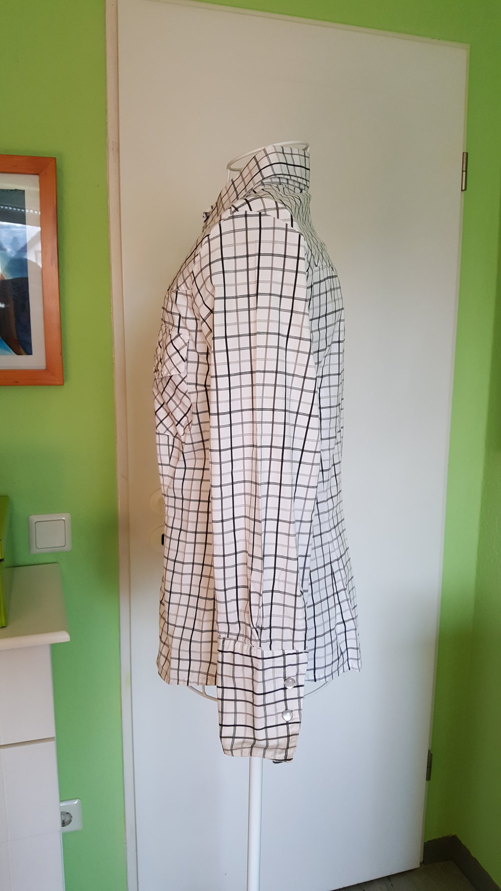 51. Karierte Bluse von Heine, Gr. 34