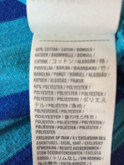 Blau gestreiftes Hollister T-shirt, Gr. S