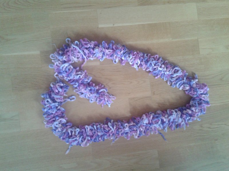 Schal pink lila