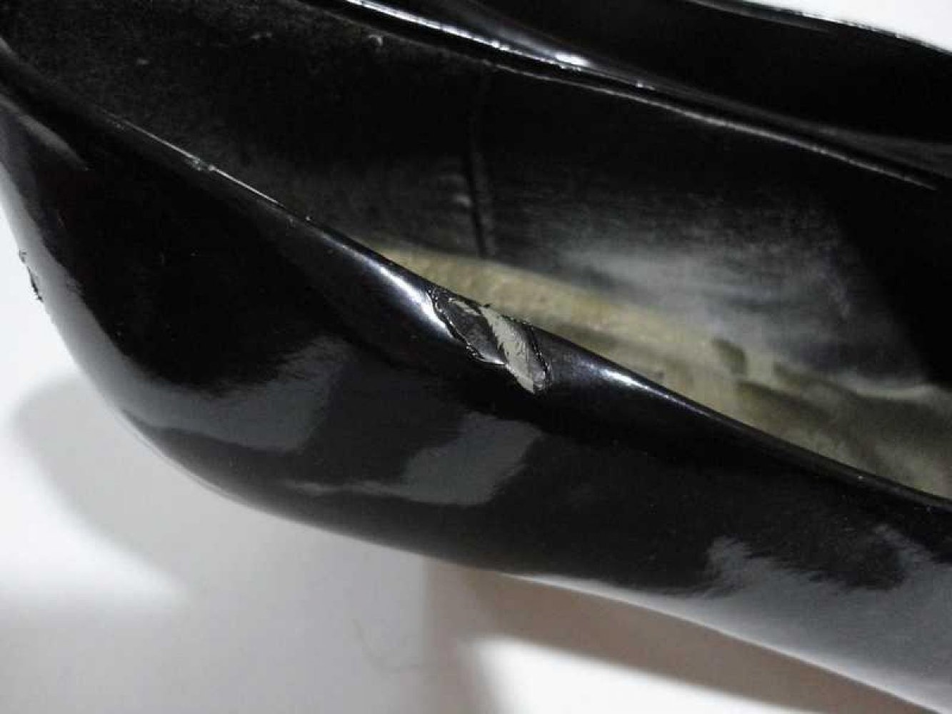 Lackschuhe mit Schleife Pumps Vintage 80er Gr. 39