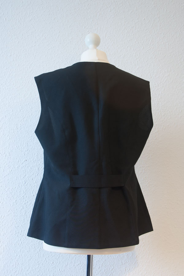 Schwarze Anzugweste Weste vintage