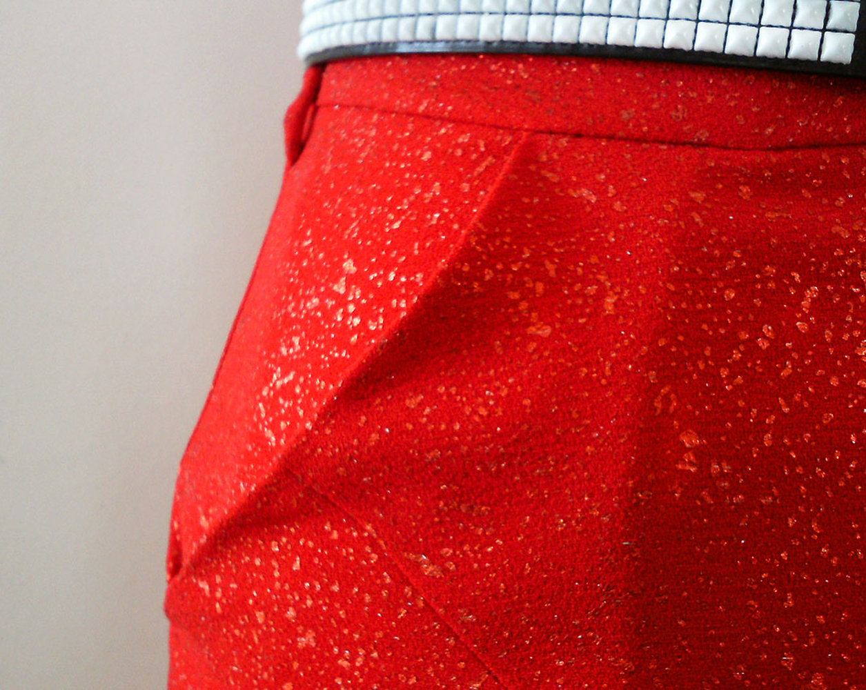 rotes Cocktailkleid