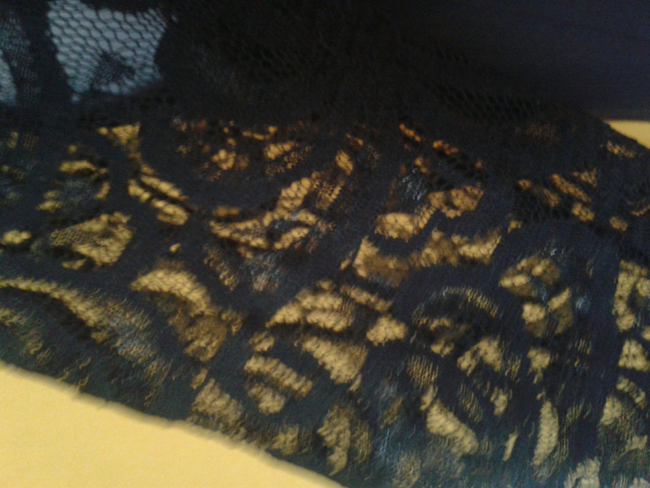 Shirtjacke mit Spitzenärmeln