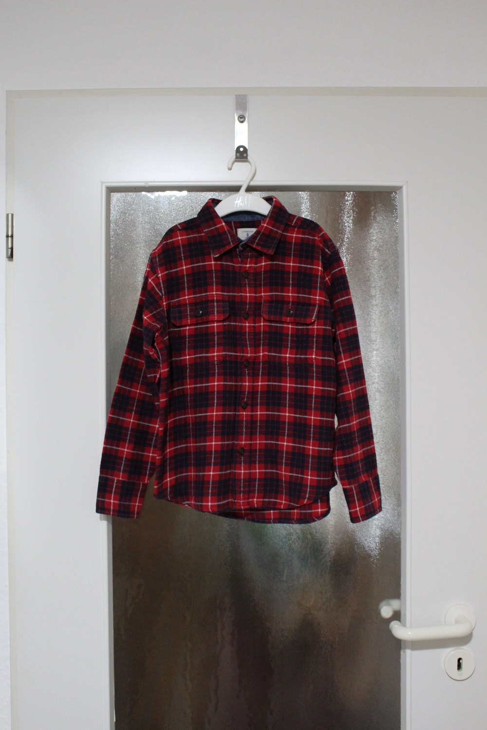 93. Hemd von Lands End, kariert, Gr. 140