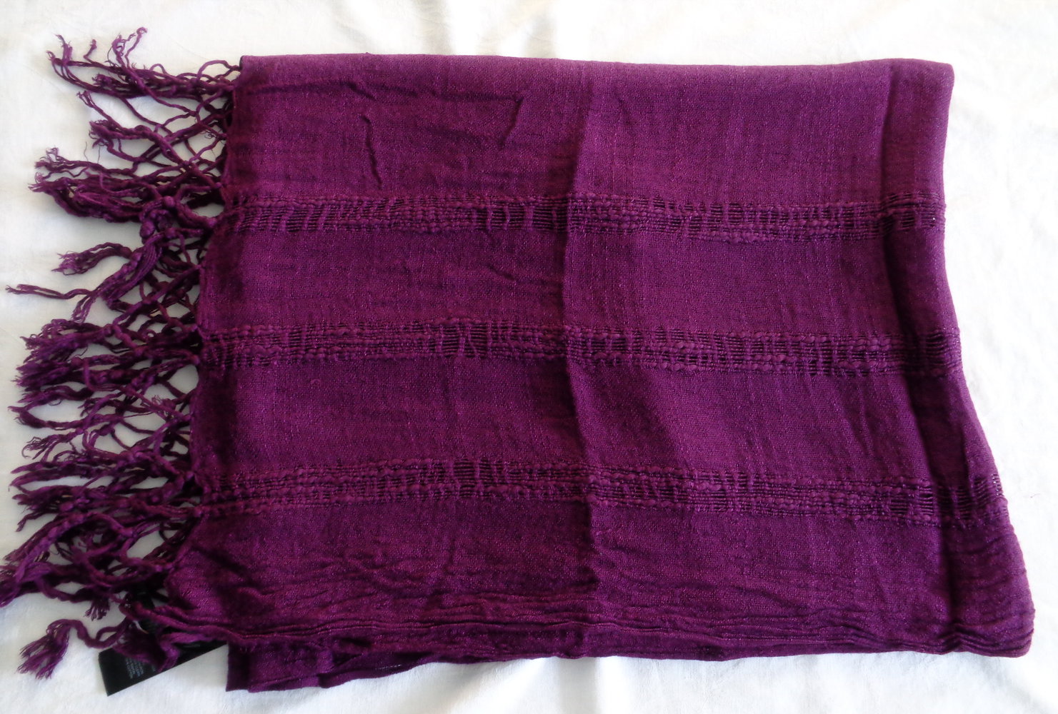 Schal Aubergine