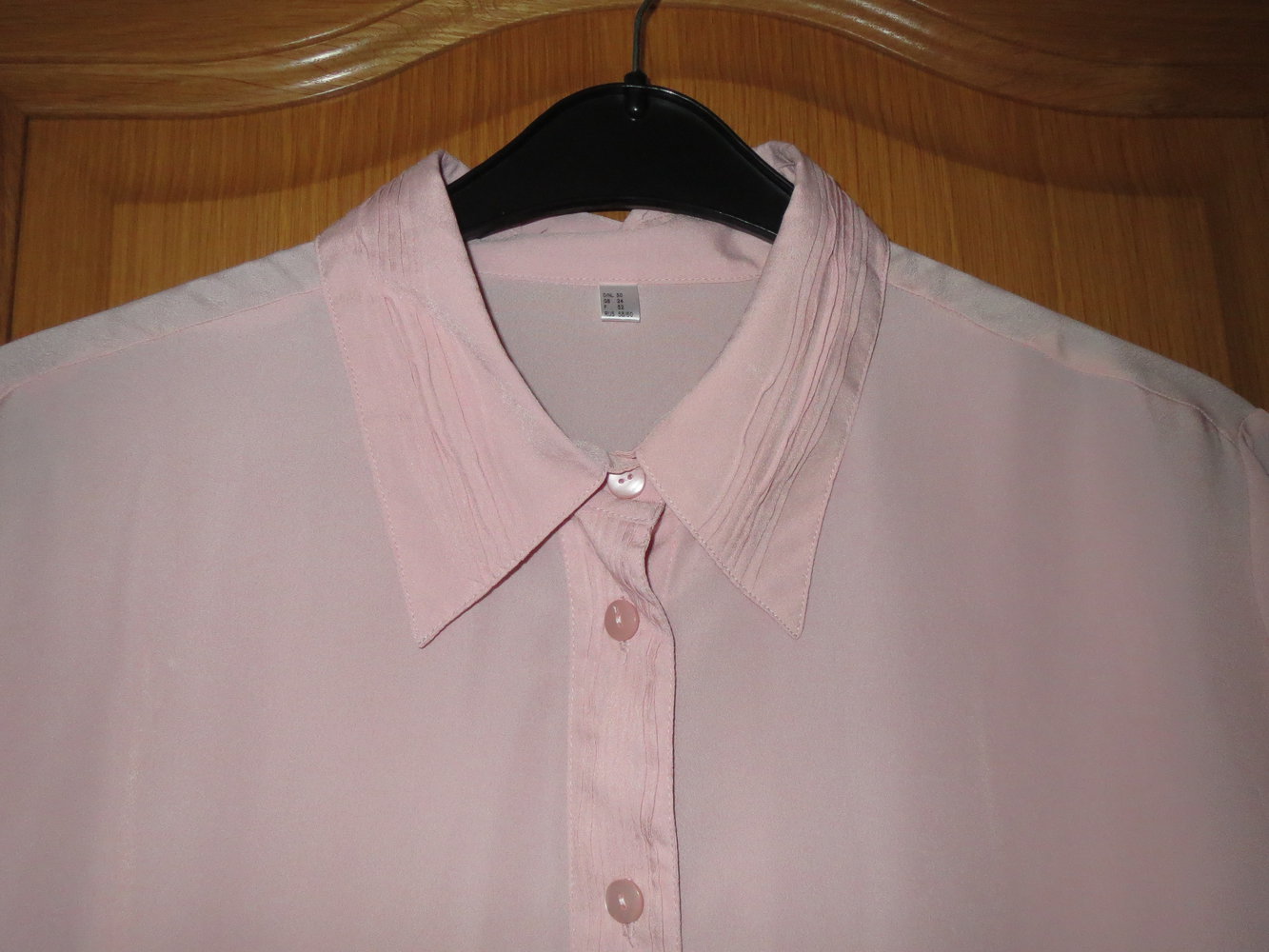 Bluse; Gr.50/XL, rosa, bügelfrei