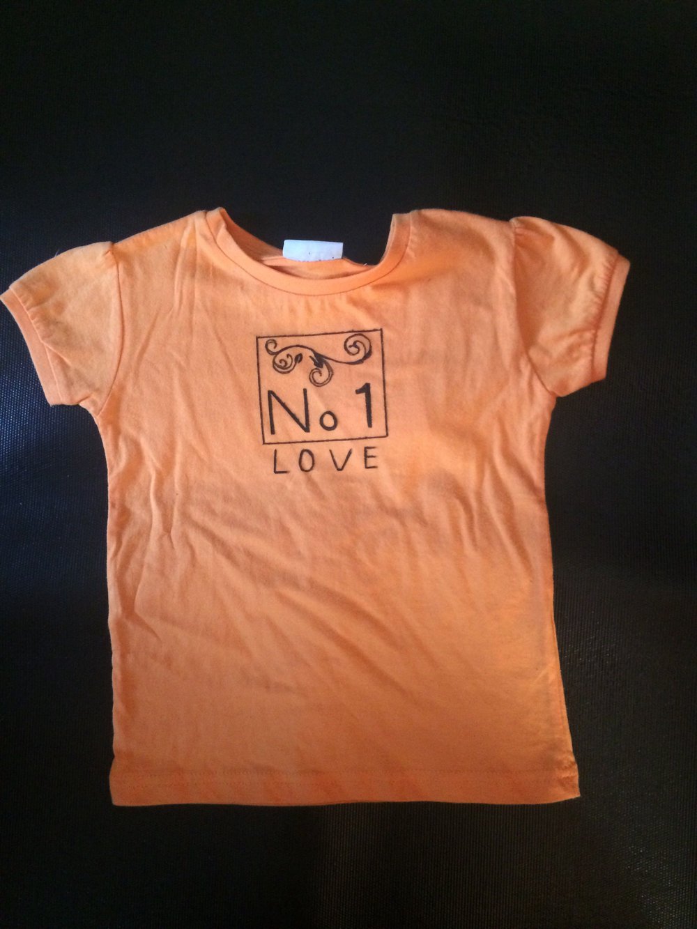 Baby / Kinder T-Shirt orange Fashion Blogger no. 1
Love Selfmade DIY Gr. 116 neu