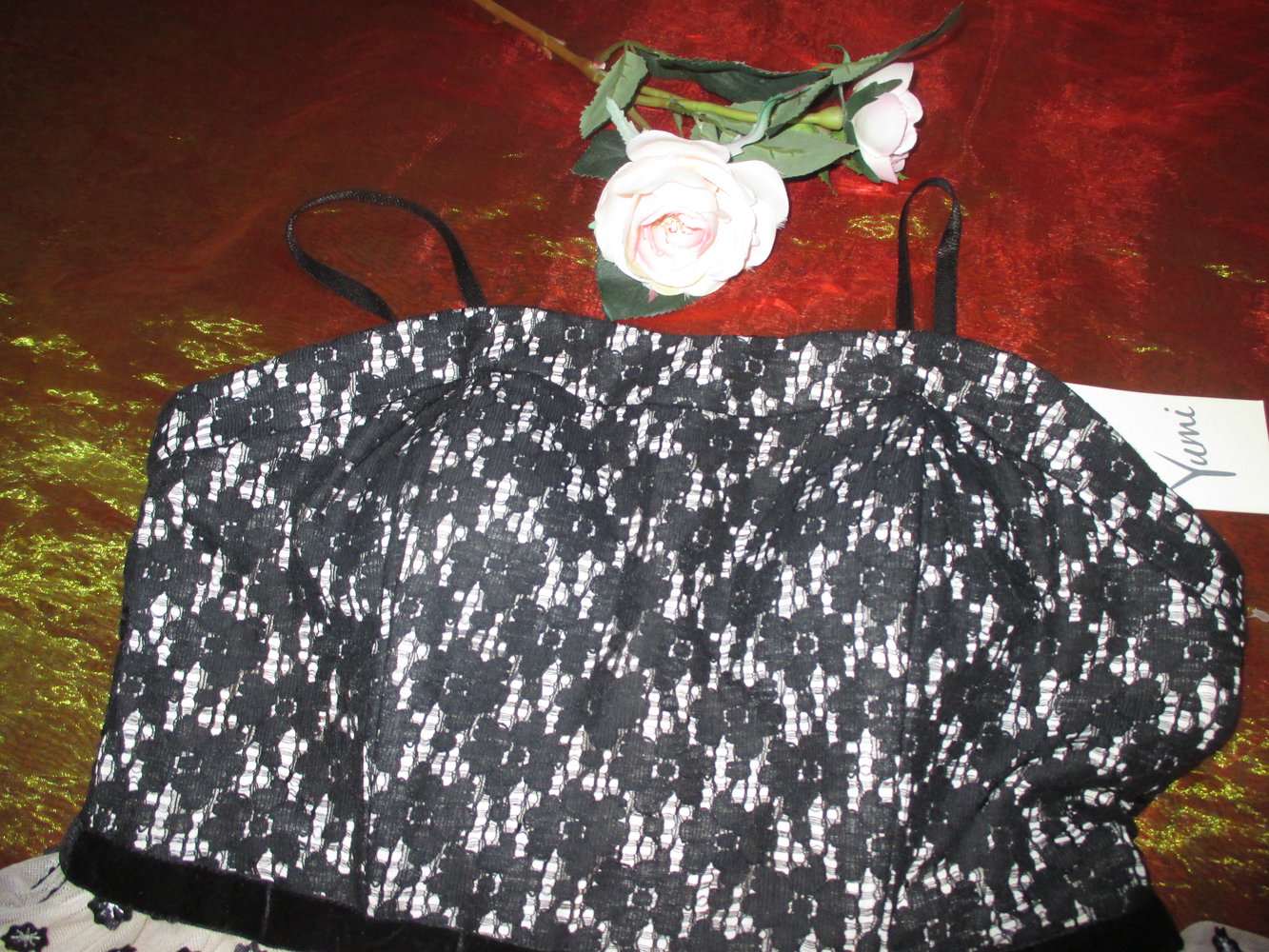 NEU mit Etikett * 3D- Blüten * Blumen * Flower- Power * Mesh * Chiffon * Tüll * Lace- Spitzen * Petticoat * Kleid 