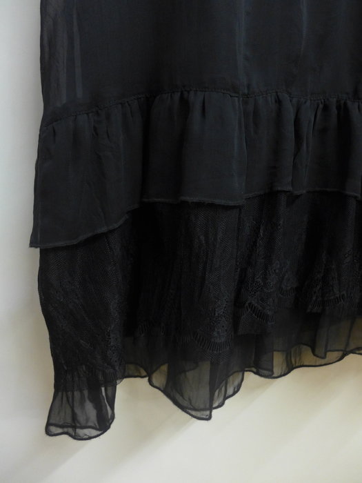 Street one Kleid schwarz Volants