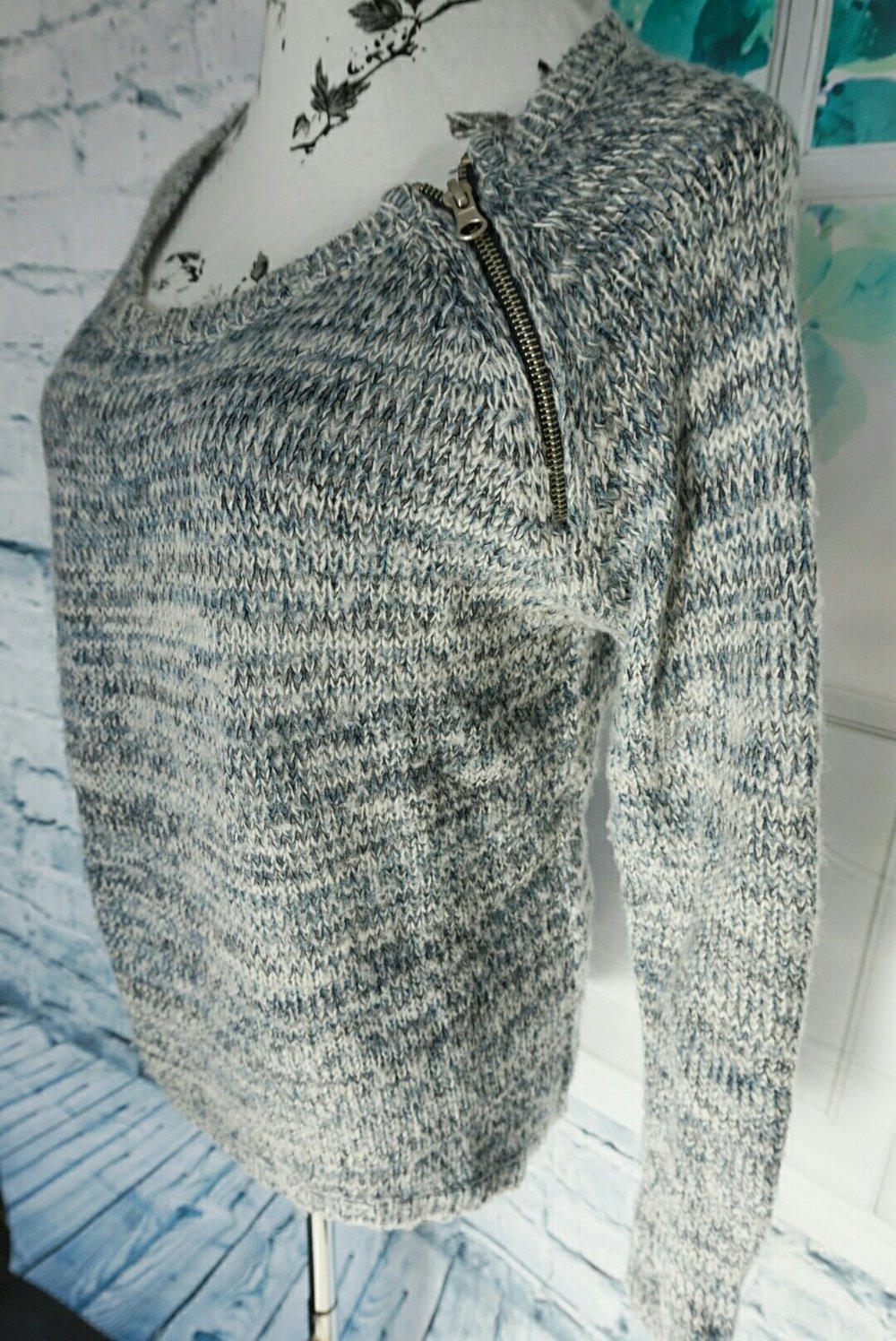 VERO MODA Pullover Reißverschluss 