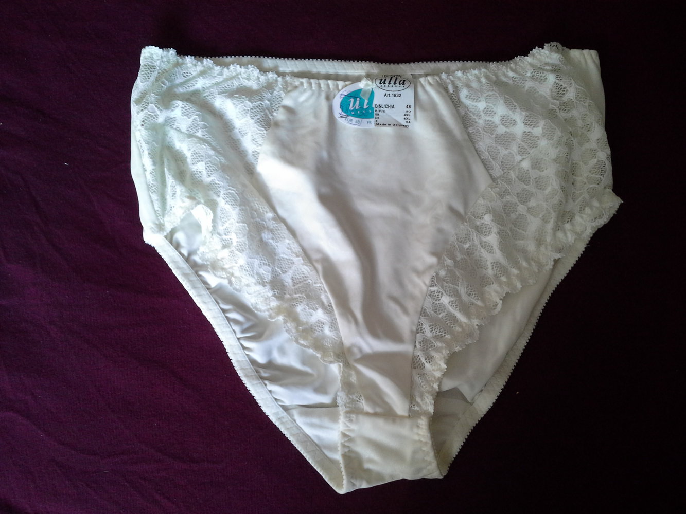 Ulla Dessous, Slip mit Spitze 48 , neuware (set)