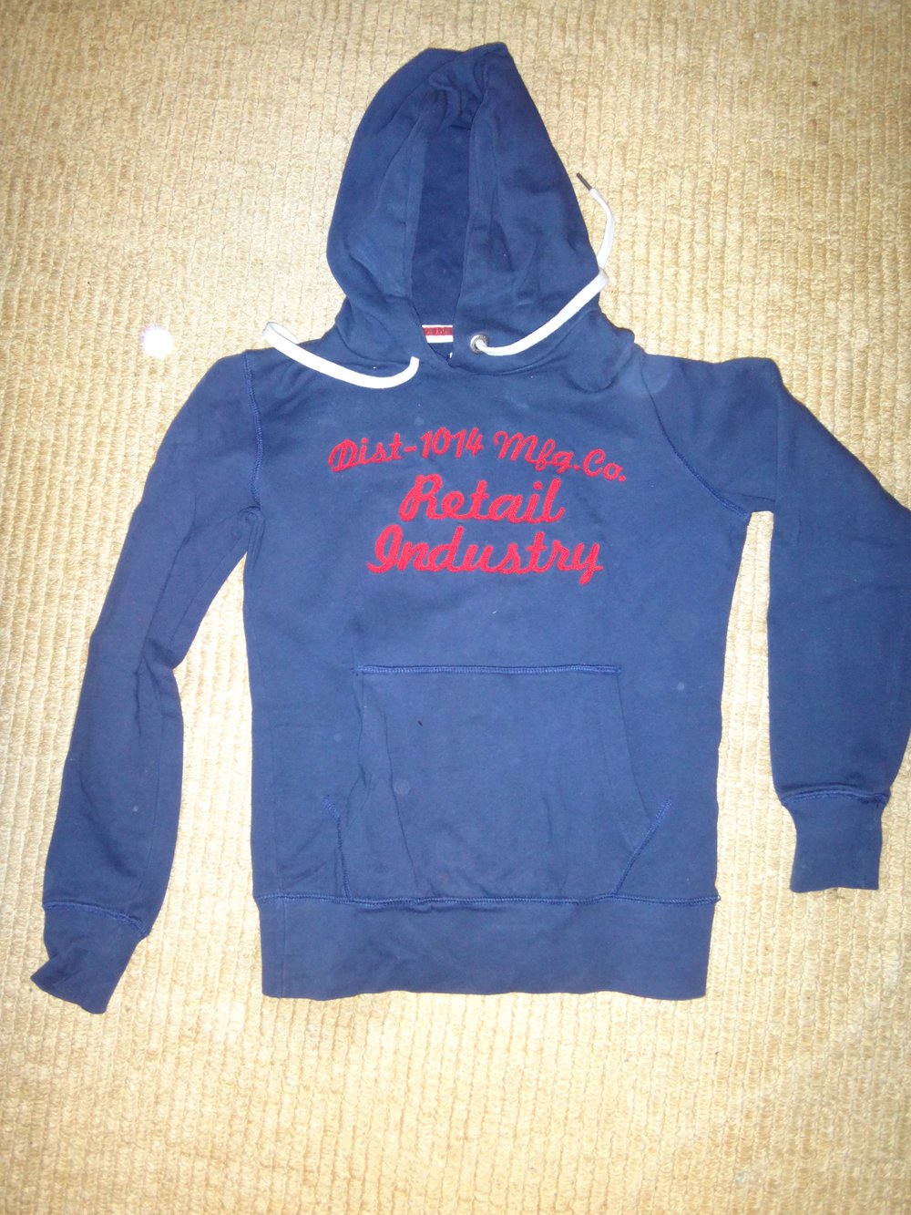Hoodie, Kapuzenpulli, XS, Blau, neuwertig