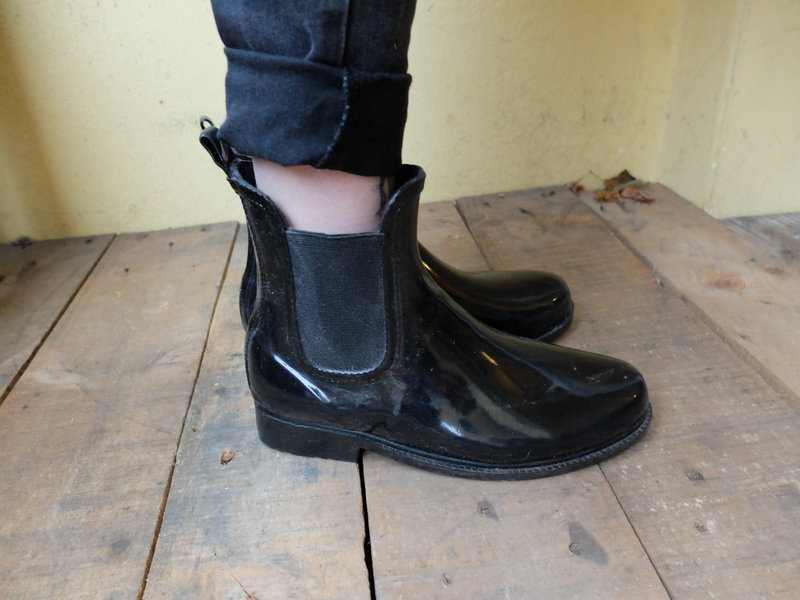 halbhohe Gummistiefel Chelsea Boots Style Hipster Blogger Festival