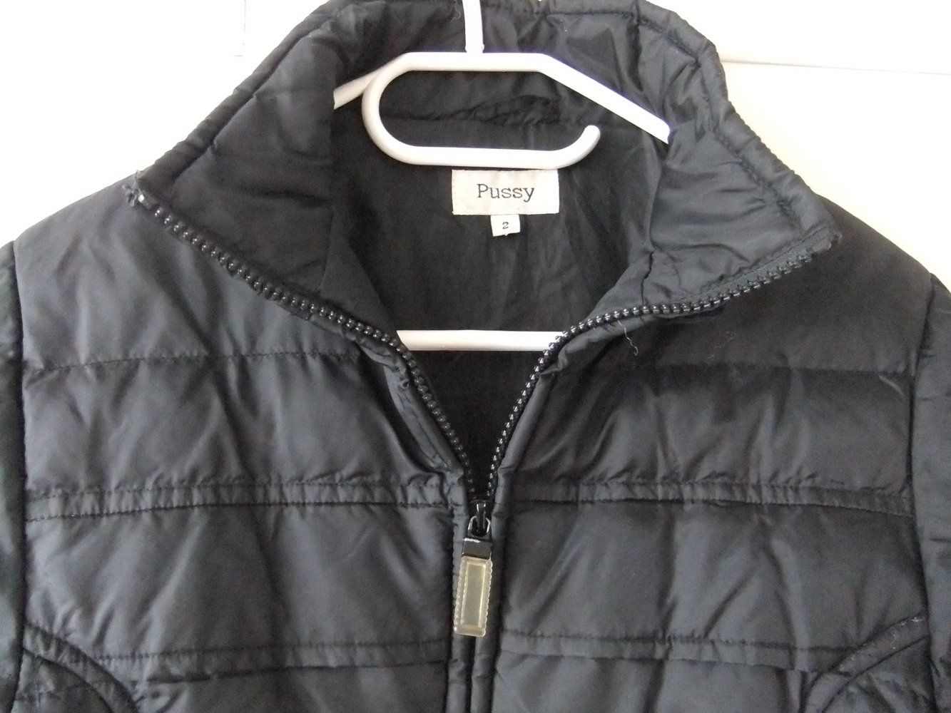 Daunenjacke Gr. S M schwarz von Pussy