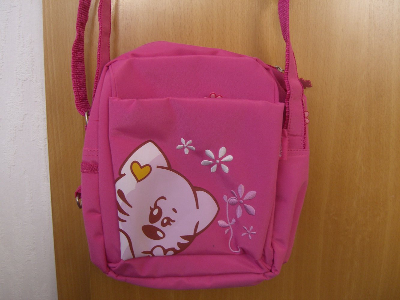 Pinke Tasche mit süßem Motiv