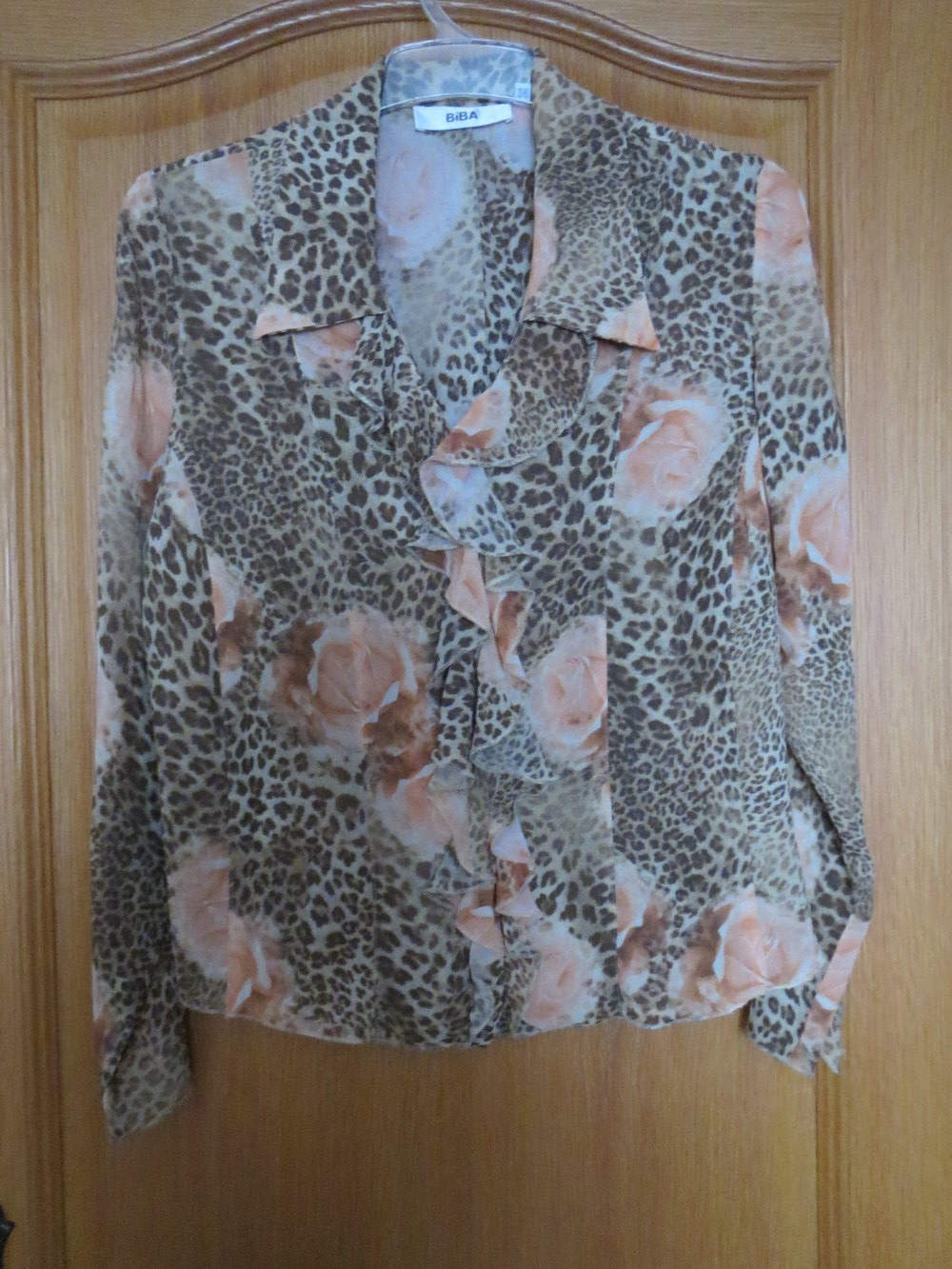 Rock und Bluse, florale Muster, Gr.38/S, Biba