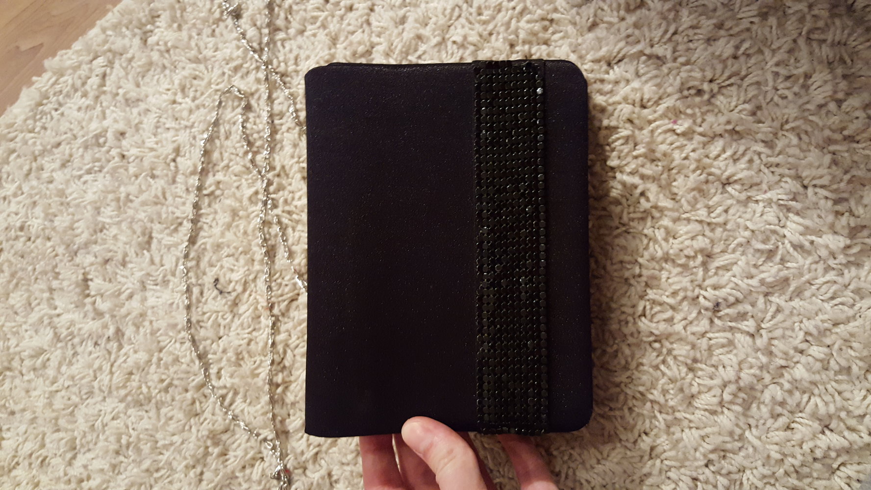 schwarze Handtasche / Clutch