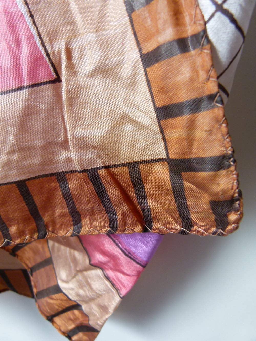 Sommer XL Tuch mit witzigem Tier-Motiv, aus den 70ern, Retro 70s Vintage Boho Mori