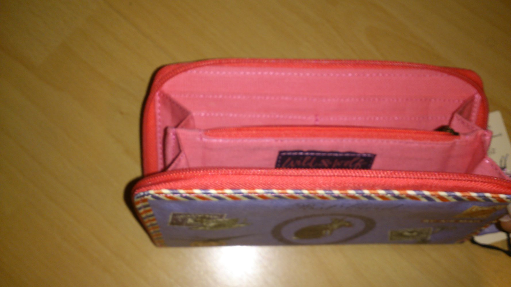 Clutch / Geldbörse / Portemonnaie Postkarte Wild & Wolf 