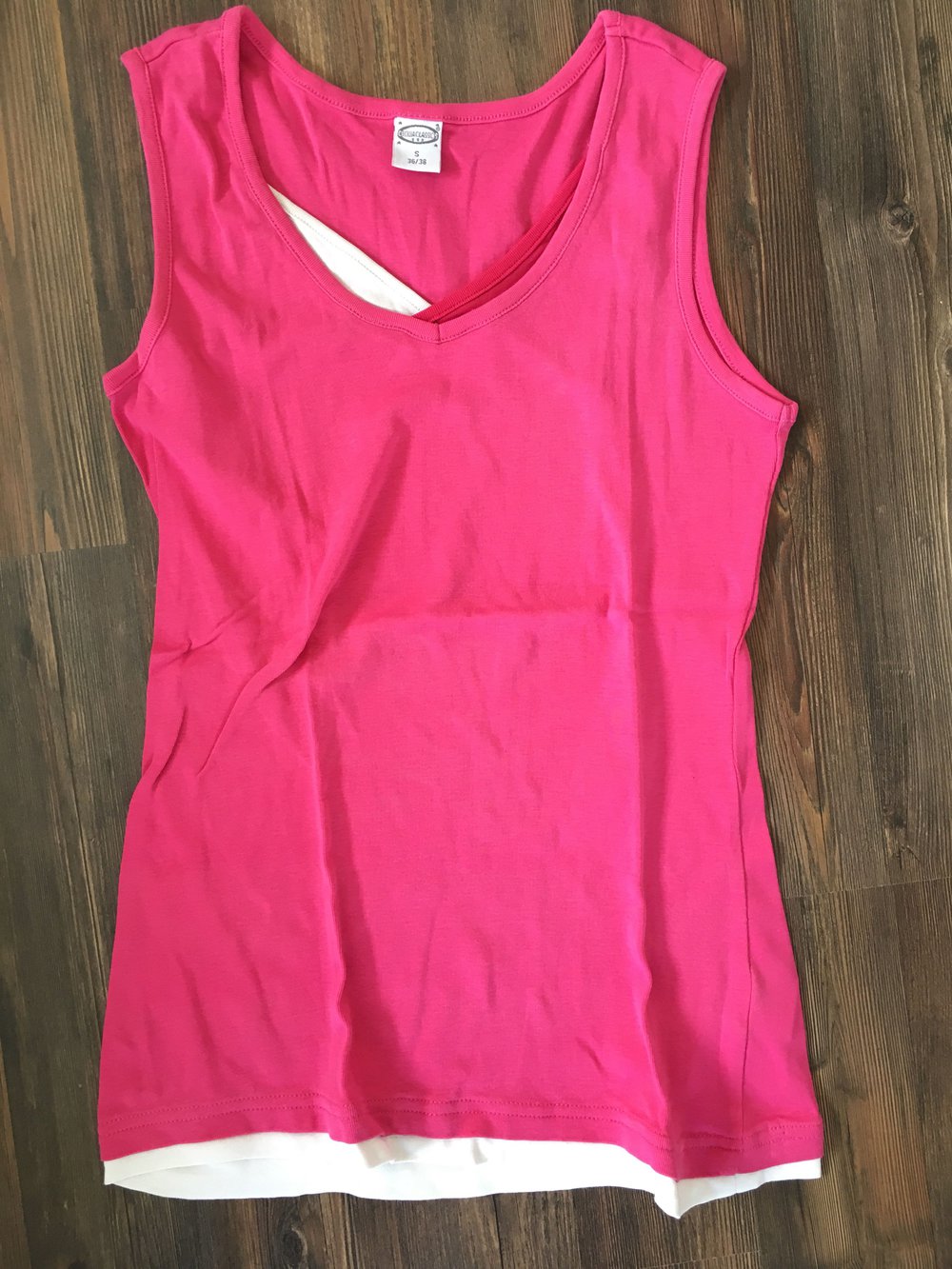Pinkes Top Größe S (36/38) Oberteil Trägertop Tanktop Shirt 
