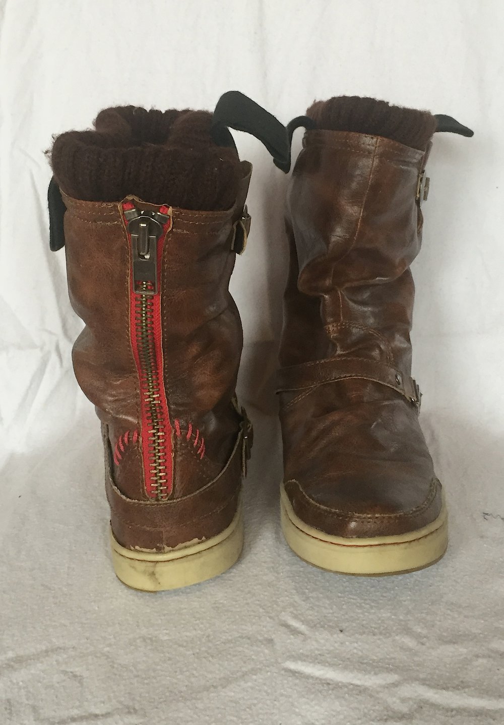 Braune Stiefeletten Boxer
