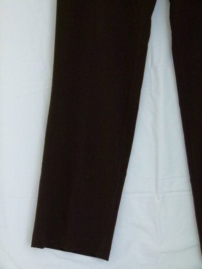 Bundfalten Hose, dunkelbraun, elegant, Business Büro Mori