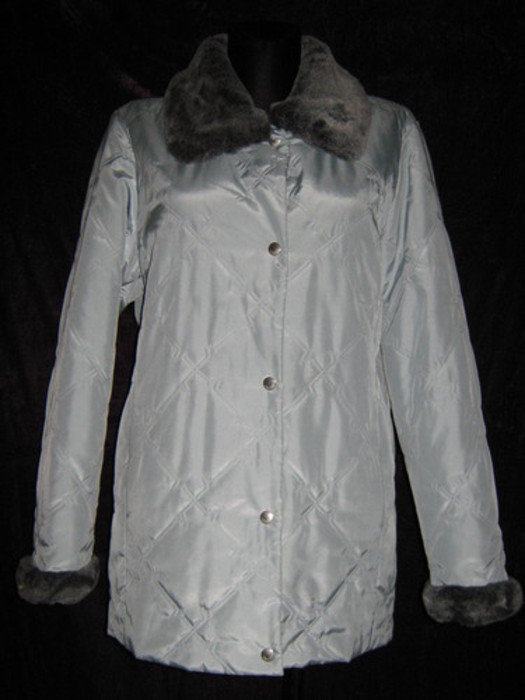 NEU * Edel * Stepp - Jacke * im Englisch- Style * mit Webpelz- Fake Fur- Kragen 