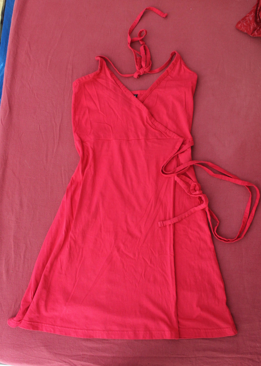 süßes Wickkelkleid / Sommerkleid in pink von H&M