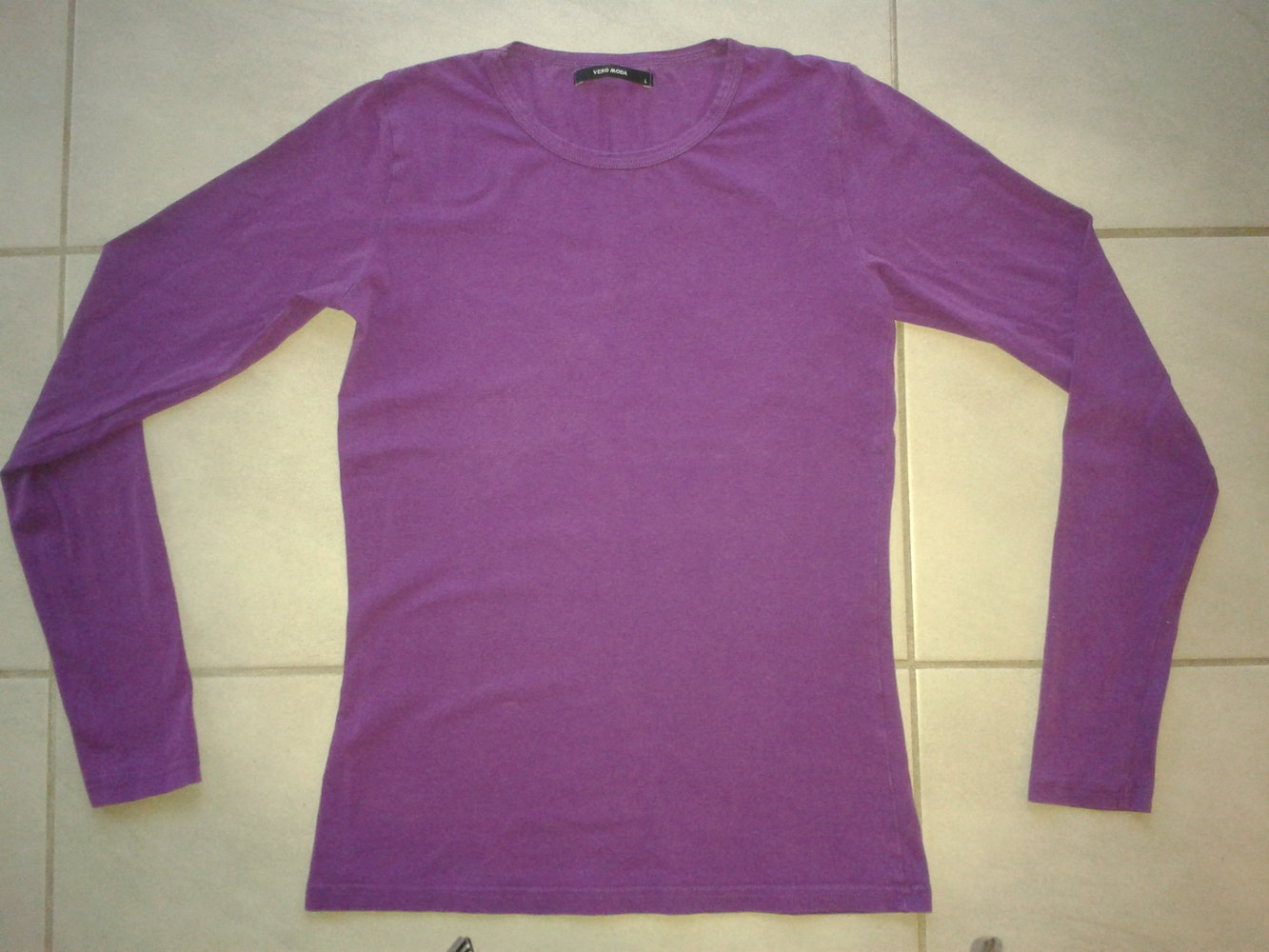 Basic Shirt lila