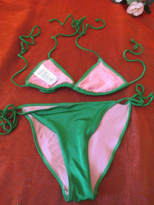 NEU Glitzer- Stickerei Schmetterling Butterfly Triangel Bikini 